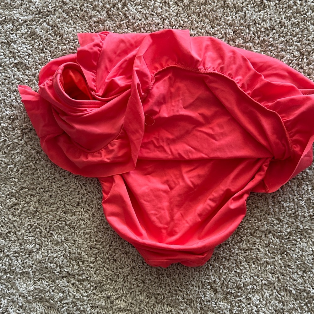 Red Ruffled Bikini Set - Picture 3 of 3